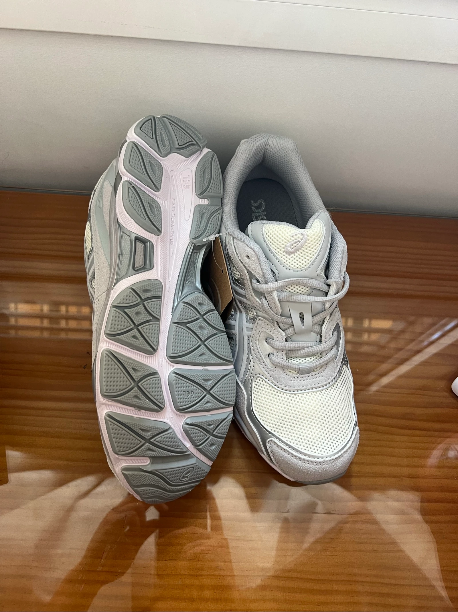 Asics gel nyc branco e cinza tamanho 42 – photo 4